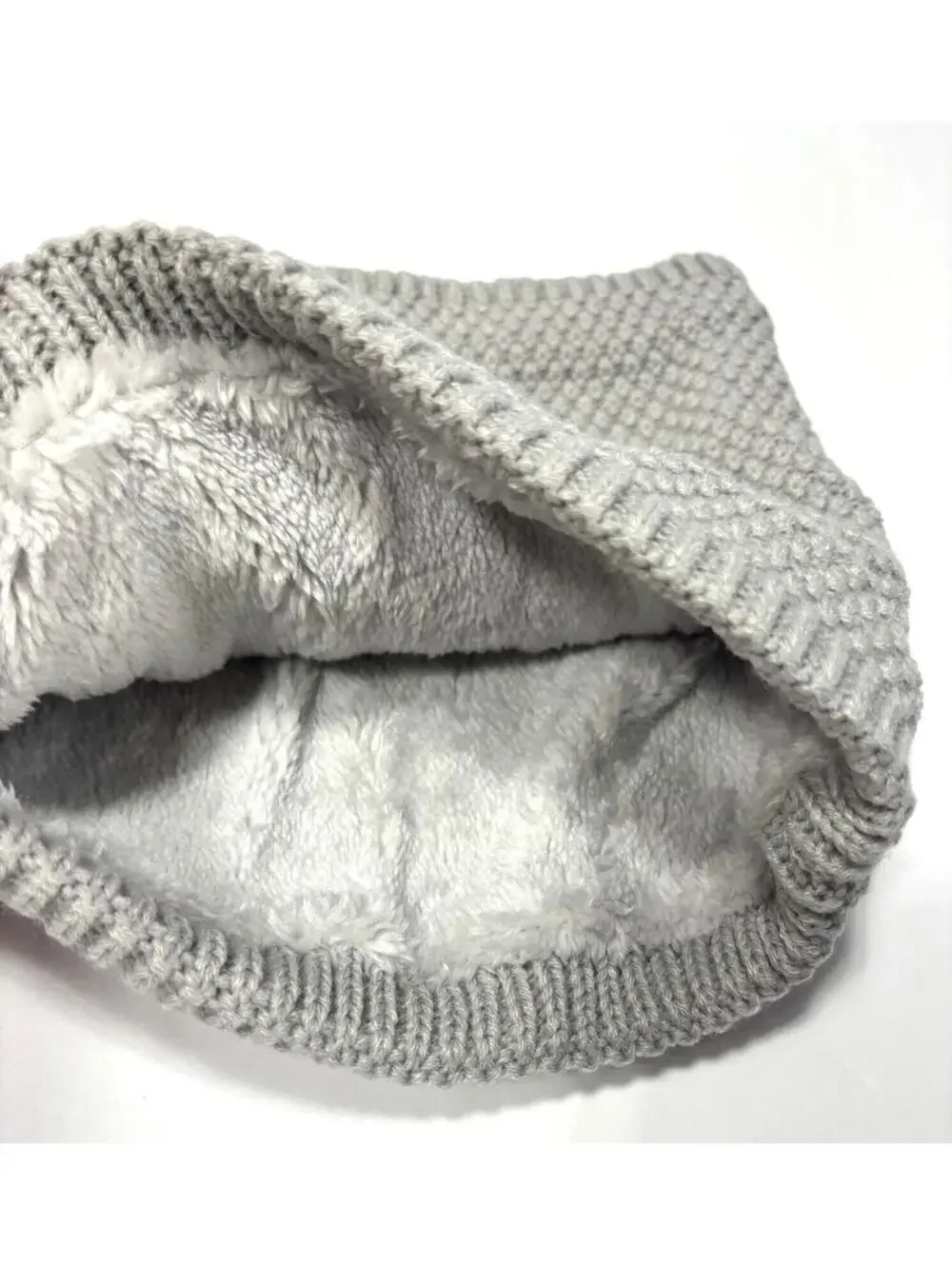 Grey Fleece Neck Warmer Scarf One Size Thick Winter Thermal Men Women Unisex NEW